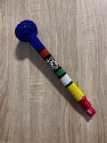Colourful beaded knobkerrie